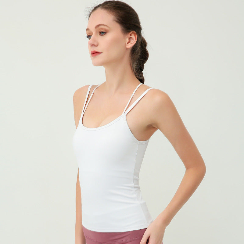 Yoga Straps Top For Women Beauty Back Cross High Elastic Quick-drying